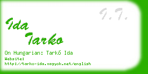 ida tarko business card